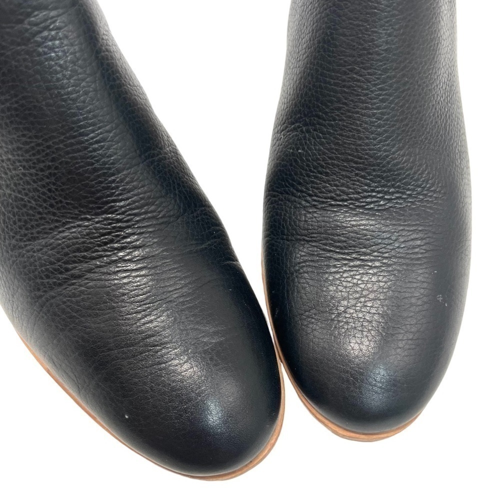 Gentle Souls Harlie Slingback Black Leather Open Back Comfort Booties Womens 9.5 - Picture 4 of 13